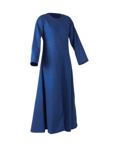 MYTHOLON Unterkleid Mittelalter Damen Alina blau L