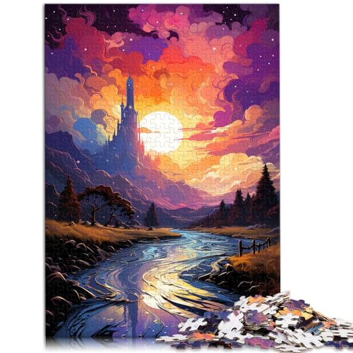 Puzzle, schöne Fantasielandschaft für Erwachsene, 1000-teiliges Puzzle, Lernspiele, Holzpuzzle, tolle Geschenke zu Weihnachten, 1000 Teile (50 x 75 cm)