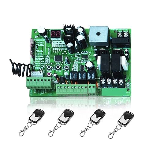 Elektrisches Toröffnungsset, Universelle 24-V-Platine for den automatischen Doppelarm-Schwenktoröffner, Steuerplatine, intellintes Kontrollzentrumssystem(4 remote 24v)