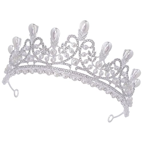 Bydezcon Braut Kopfschmuck Mit Schimmernden Strasssteinen Bunten Kristallen Tiaras Für Hochzeiten Und Partys Eleganter Haarschmuck