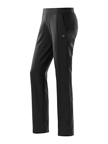 JOY sportswear Freizeithose SINA für Damen - sportliche Jogginghose mit geradem Schnitt | Lange Sport Hose mit hohem Baumwolle & Stretch-Material W19, Länge Kurzgröße, Black