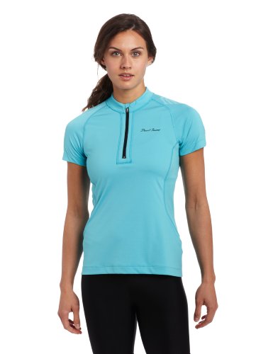 Pearl Izumi Damen Ultra Insideout Zip Short Sleeve Top, Damen, Blau - Scuba Blue, L