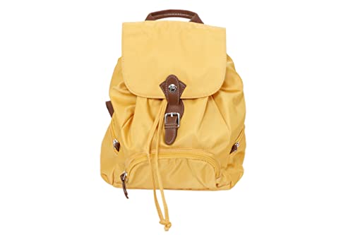 Katana Rucksack aus Nylon, gefüllt mit Rindsleder K 29307, goldfarben, One size