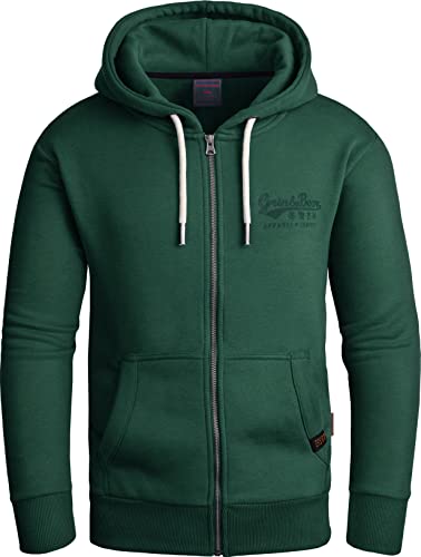 Grin&Bear Hoodie Herren Sweatshirt GEC603 Gruen S