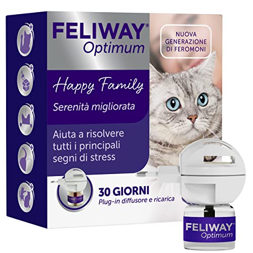 FELIWAY Optimum Neue Generation Anti-Stress-Diffusor + Nachfüllpack 48 ml