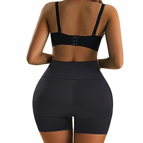 Damen Po Push Up Unterhose - Sexy Frauen Gepolsterte Butt Lifter Panties Booty Cross-Elastische Mesh Schlüpfer Hip Enhancer Gesäß Fake Butt Briefs Shapewear,Schwarz,XL