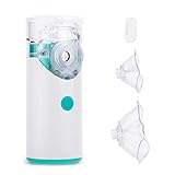 HITHINKMED Tragbare Inhalationsgerät, Effektive Handheld Mesh Vernebler Maschine Inhalationsgerät für Kinder Erwachsene, Atmung Maschine Vernebler Inhalator Home Use Travel Friendly