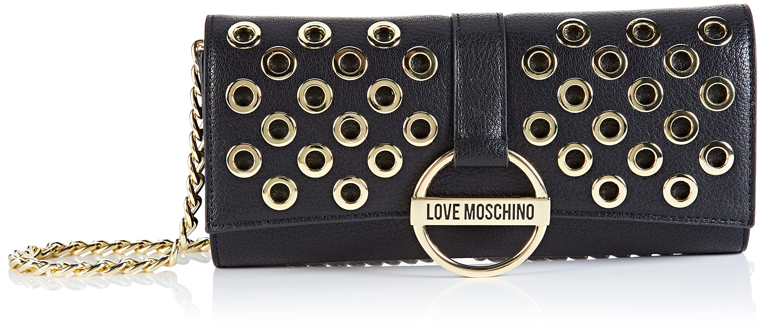 Love Moschino Damen Jc4343pp0fkd000 Umhängetasche, Schwarz, Einheitsgröße