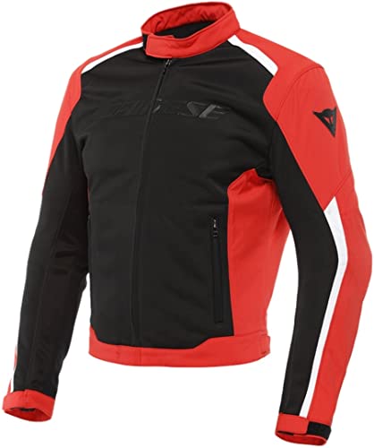 Dainese Hydraflux 2 Air D-Dry Motorrad Textiljacke Schwarz/Rot 58