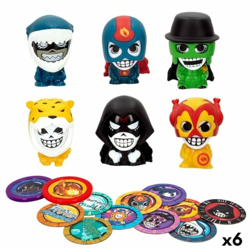 Eolo Super Masked Actionfiguren 3 x 4,3 x 3,2 cm (6 Stück)