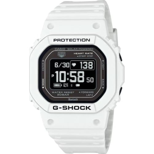 Casio G-Shock G-Squad DW-H5600-7ER Herrenuhr, Multisport, Smartwatch, Weiß, weiß, Sportlich