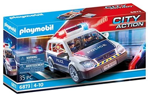 Playmobil Konstruktionsspielsteine "Polizei-Einsatzwagen (6873) City Action"