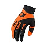 O'NEAL | Fahrrad- & Motocross Handschuh | Kinder | MX MTB DH FR Downhill Freeride | Langlebige, Flexible Materialien, belüftete Handinnenfäche | Element Youth Glove | Schwarz Neon-Orange | Größe XL