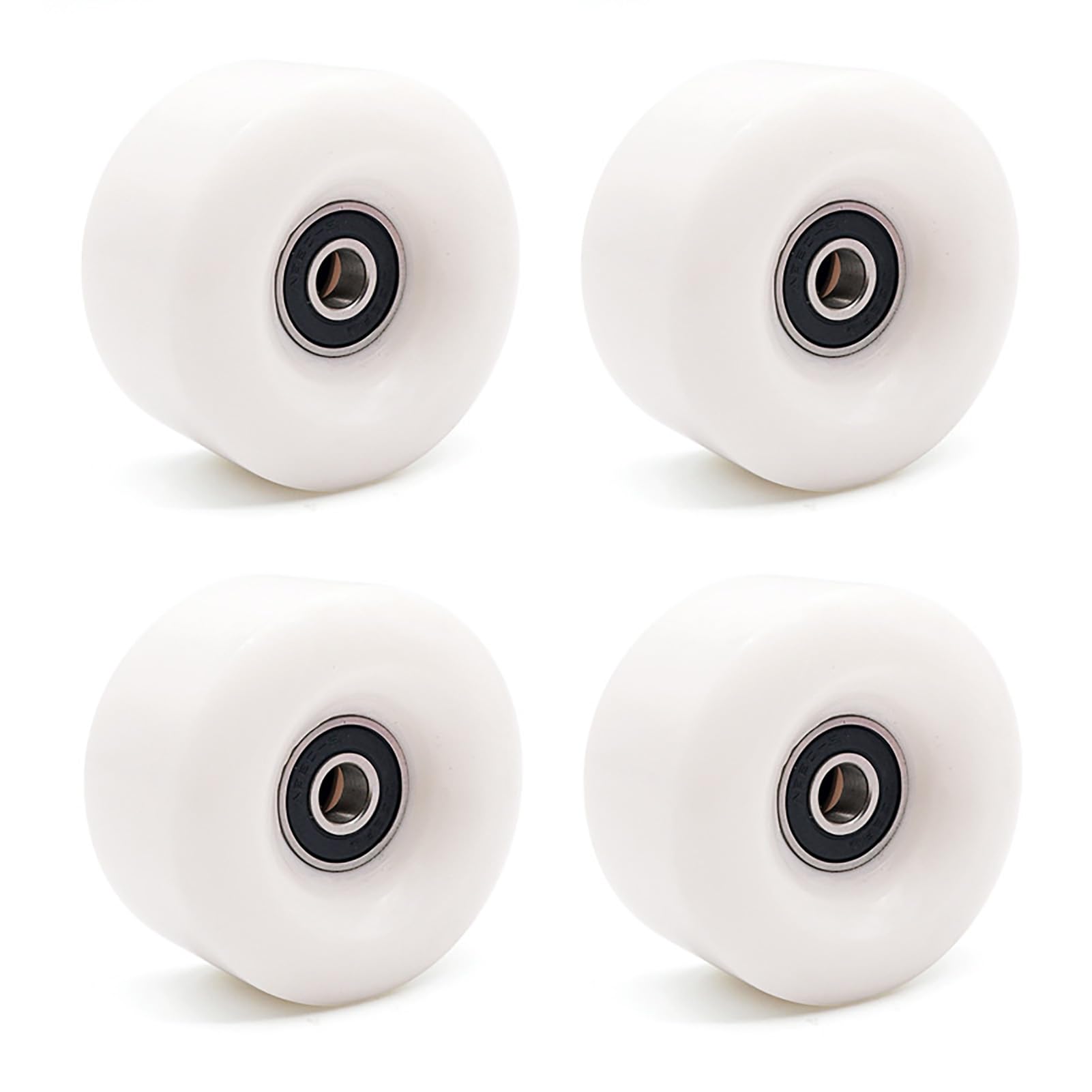 BFVAKBKYT Rollschuh-Räder, Skate-Rollen Ersatz, Skateboard-Rollen 4er-Pack Roller Roller(White)