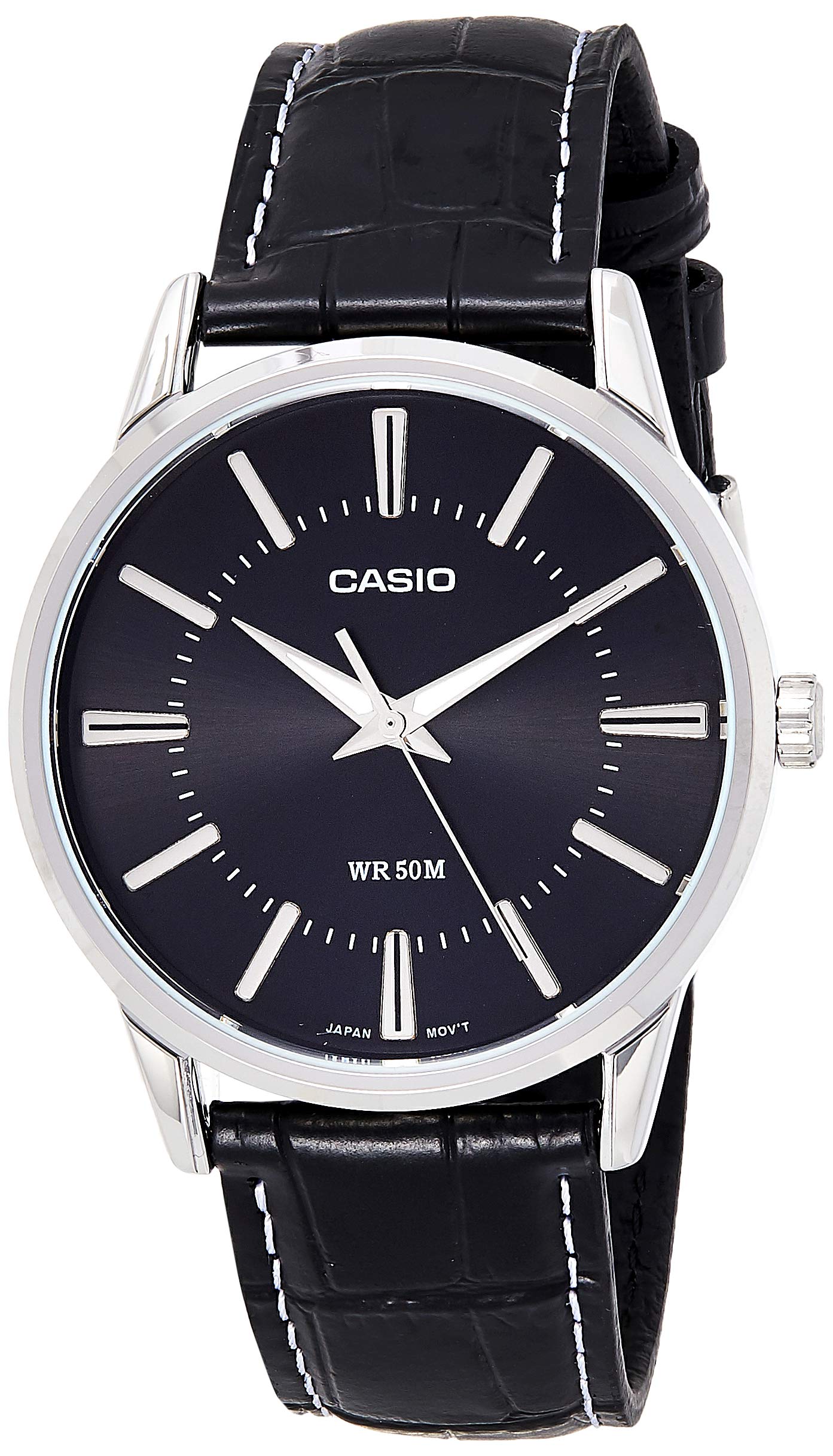 Casio HerrenArmbanduhr Analog Quarz Leder MTP-1303PL-1AVEF