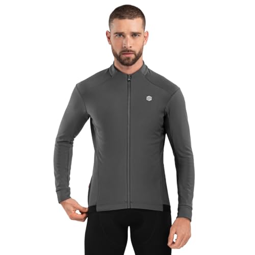 SIROKO - Winter-Fahrradtjacken J1 Julier - XXL - Grau