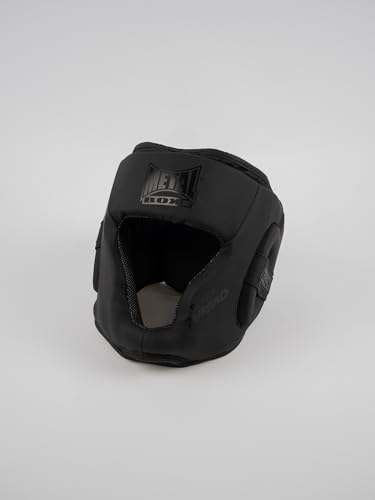 METAL BOXE Für Erwachsene, Unisex Casque Intégral Noir Senior Kampfsporthelme, Schwarz, Erwachsenengröße