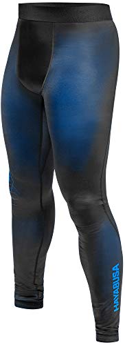 Hayabusa Geo Jiu Jitsu Kompressions-Spats, Blau, Größe L