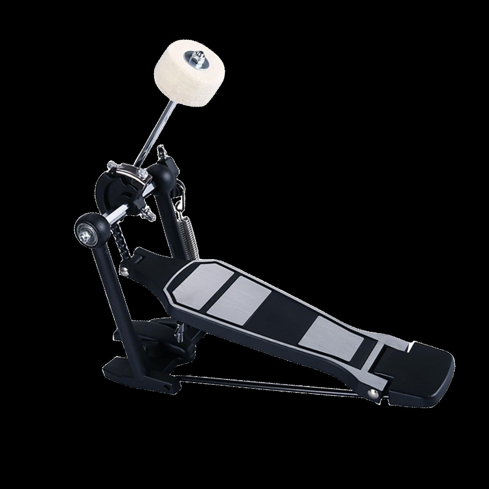 Jazz Drum Single Step Hammerpedal Fußtrommel Übungsschritt Hammer Instrumentenzubehör Bass drum-Pedal für Anfänger