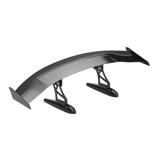 Auto Heckspoiler für Citroen C1 2014-2023, Auto Mini Spoiler Wing Kofferraumspoiler Autodach Fahrzeugstabilität Auto Tuning Spoiler Kratzfest Verschleißfest Zubehör,Black-30cm