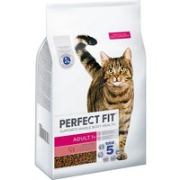 PERFECT FIT Adult Trockenfutter für erwachsene, aktive Katzen ab 1 Jahr - Rind, 7 kg (1 Beutel)