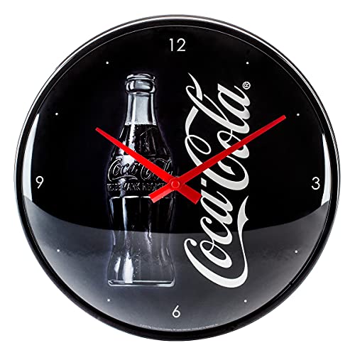 Nostalgic-Art Retro Wanduhr Coca-Cola – Sign of Good Taste – Geschenk-Idee für Coke-Fans, Große Küchenuhr, Vintage-Design zur Dekoration, 31 cm