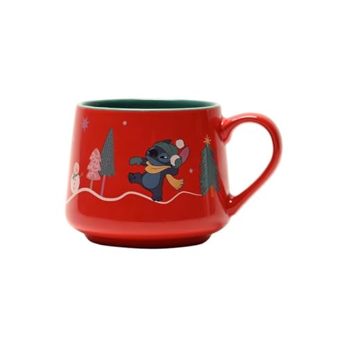 Disney Stitch Merry Everything Christmas Keramik-Kaffeetasse mit Geschenkbox