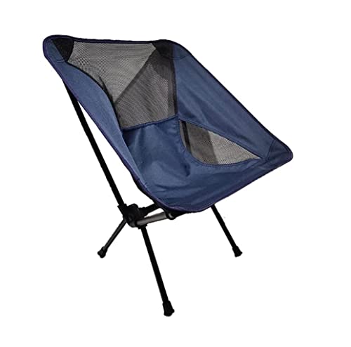 QYZUJIKL Outdoor-Campingstuhl, Strand-Angelsitz, Klappstuhl, ultraleichter Outdoor-Klapp-Campingstuhl, Moon Chair, Kompressionswiderstand, tragbare, klappbare Gartenstühle