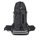 Rysmliuhan Shop Hundetragetasche Katzenrucksack Tragbarer Haustierträger Hunderucksackträger Hundeträgertaschen für kleine Hunde Haustierträger für Hunde Black,l