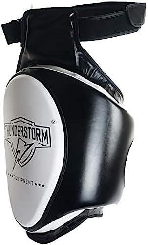 Oberschenkelpolster, Heavy-Hit-Box-Schutzausrüstung, Muay-Thai-Beinschützer, Oberschenkelschützer, MMA-Beinschützer, Taekwondo, Muay Thai, Boxen, Kampfsporttraining, Weiß, Rechtes Bein