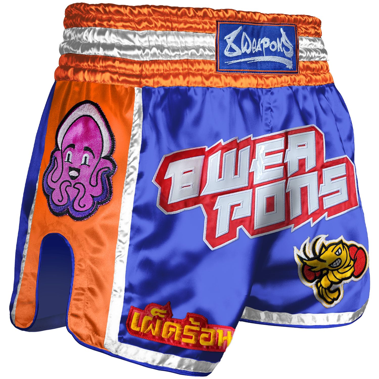 8 Weapons Muay Thai Shorts, Muay Talay, blau (L)