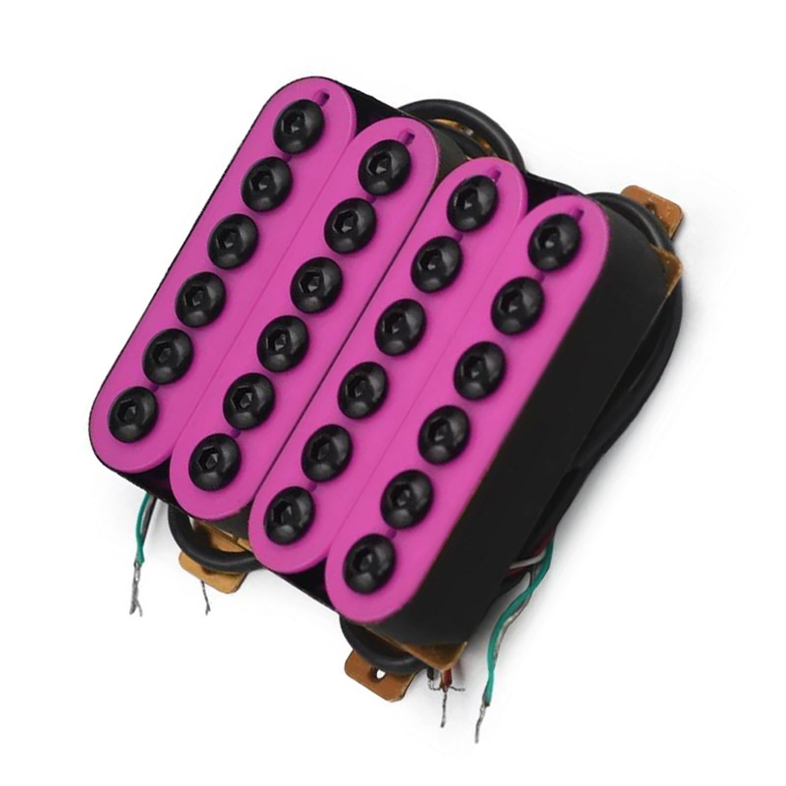 Rosa, lila, verstellbarer Metall-Humbucker für E-Gitarre, verstellbare Schraub-Kunststoffspule Single-Coil-Tonabnehmer