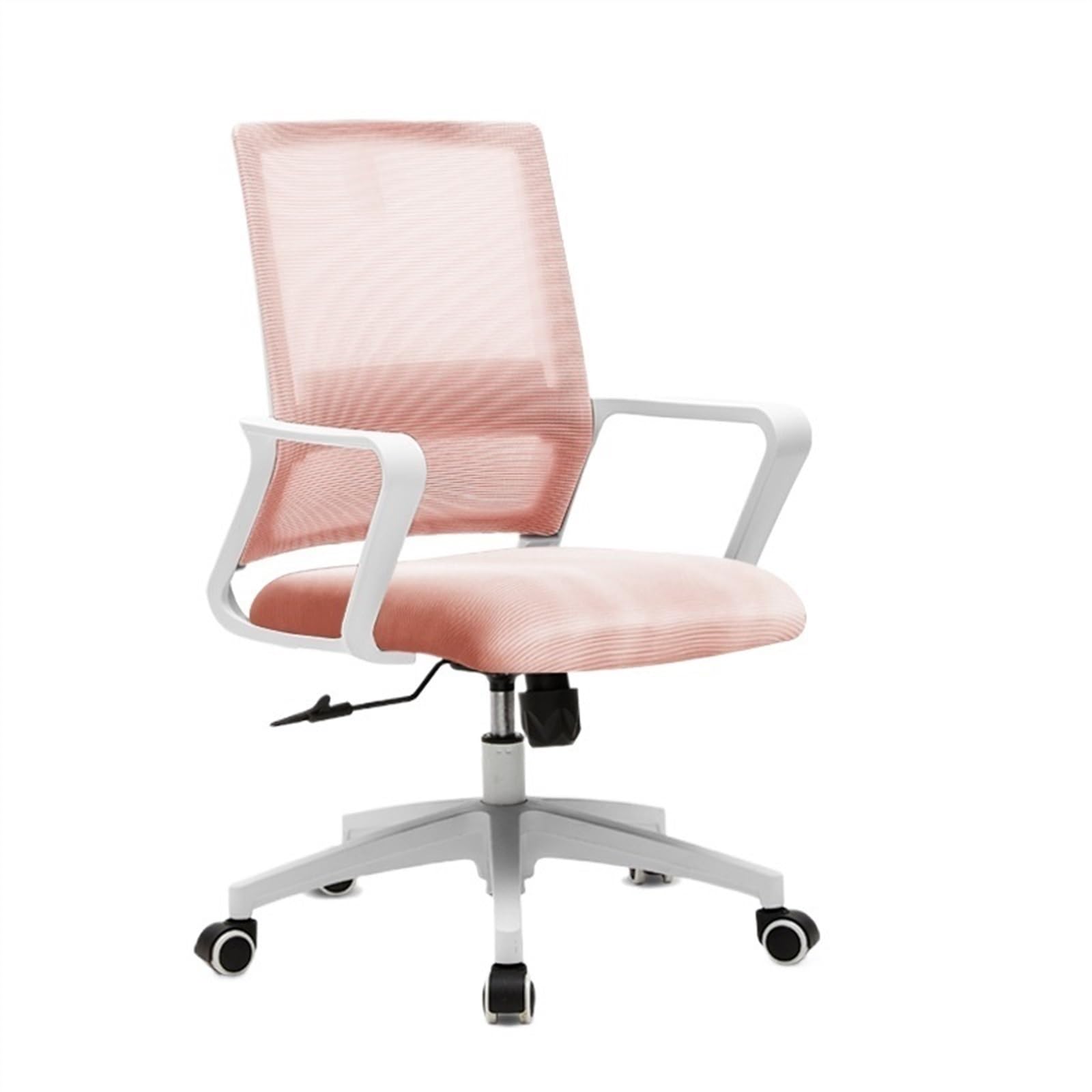 FUHAI-666 Bürostühle Ergonomische Netz-Arbeitsdrehstühle mit Rollen, bequeme Lordosenstütze for Zuhause, Schlafzimmer, Arbeitszimmer, Wohnheim, Studenten, Erwachsene Schreibtischstuhl(Pink)