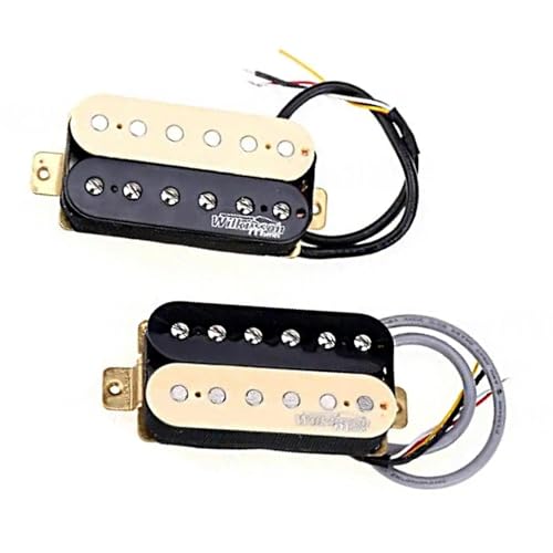 E-Gitarre Pickup Open Style Humbucker Pickups Set Für E-Gitarre e gitarren tonabnehmer (Color : 2)