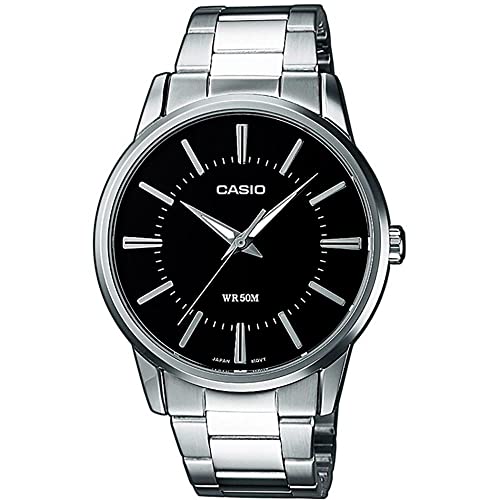 Casio Collection Herren Armbanduhr MTP-1303PD-1AVEF, schwarz