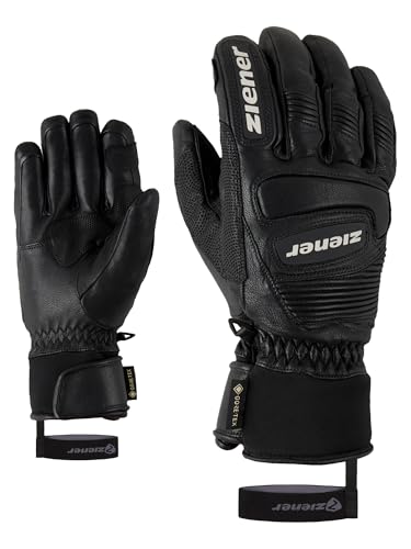 Ziener Erwachsene GUARD GTX Gore grip PR glove ski alpine Ski-Handschuhe / Wintersport | wasserdicht, atmungsaktiv, Schwarz (black), 6.5