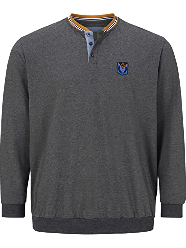 Charles Colby Herren Sweatshirt Earl Gwilym dunkelgrau L - 52/54