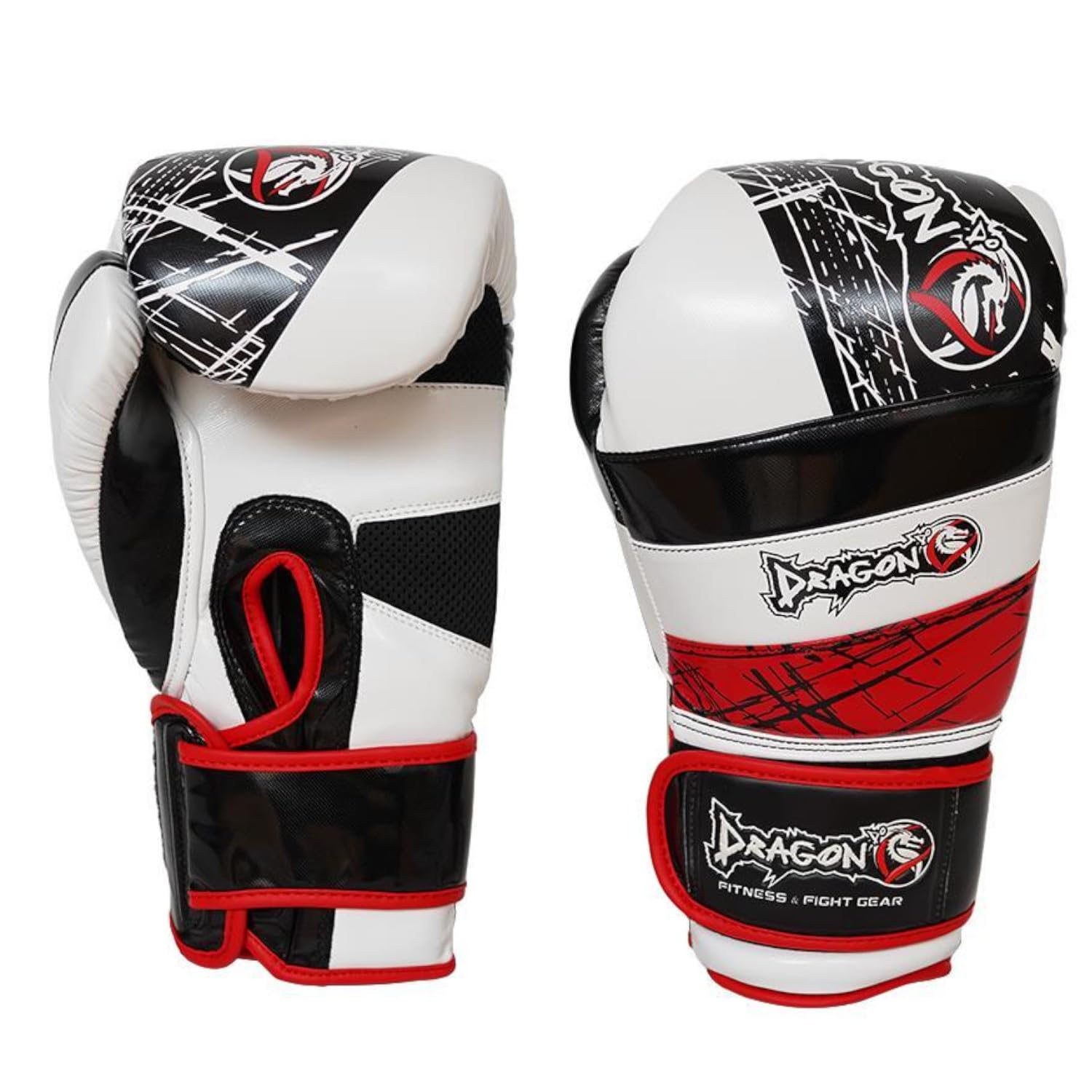 Red Land Boxhandschuhe Muay Thai Kickboxen Sparring, Männer Damen, Boxsack Punchinghandschuhe, Kickboxhandschuhe MMA Kampfsport Training Schwarz Adult 8 10 12 14 16oz Muay Thai Boxing Gloves (12 Oz)