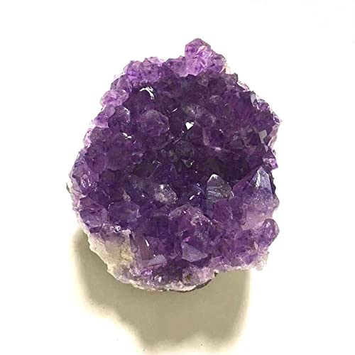 Natürlicher Roher Amethyst-Cluster-Quarz-Stein-lila Kristall-Cluster-Stein-Exemplar-Innendekoration,Amethyst-Cluster,130-150g