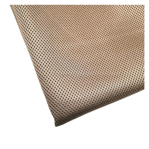 Lautsprecher Stoff,Lautsprechergittertuch Staubdi Lautsprecherstoffe for Stereo-Soundbox-Lautsprecher-Grilltuch, staubdichte Schutzhülle(Khaki,100cm-150cm)