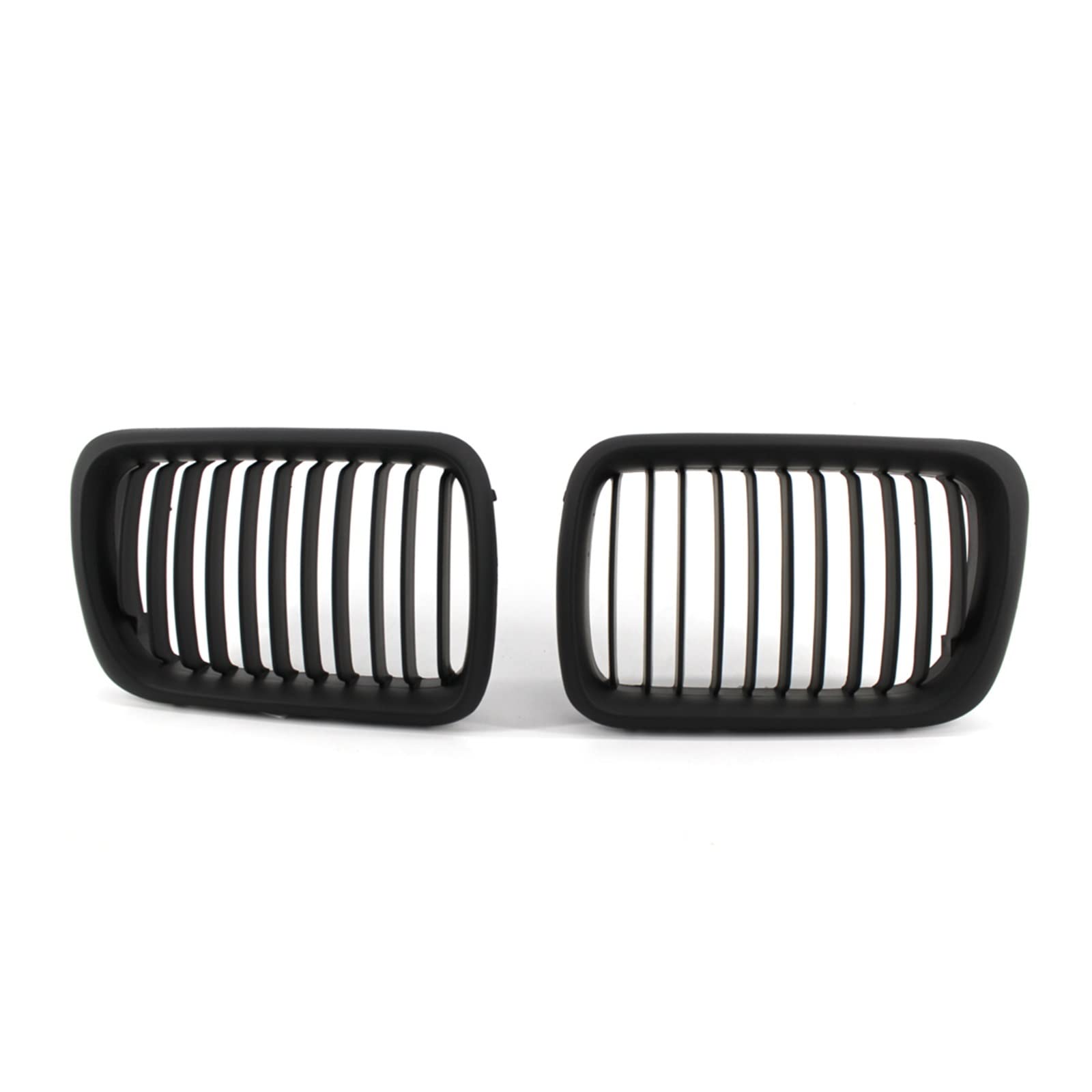 Auto Frontgrill Für E36 M3 318I 323I 328I 3er 1997 1998 1999 ABS Schwarz Glänzend Sport Niere Grill Frontgrill Front Niere Grill Front Kühlergrille(Matt-schwarz)