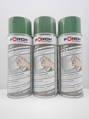 Förch FENDT GRÜN LANDMASCHINE Traktor Lack LACKSPRAY Spray SPRAYDOSE 400ML (3)