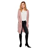 JDY Damen Jdymarco L/S Long Cardigan Knt Noos, Rosa (Woodrose Woodrose), S