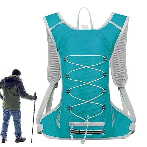 LearnLyrics Wander-Trinkrucksack | Leichter Wanderrucksack mit großer Kapazität | Verstellbare Sporttasche, atmungsaktiver Wasserrucksack für Wandern, Skifahren, Radfahren, Radfahren