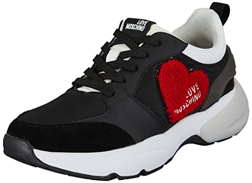 Love Moschino Damen Sneakerd.sporty50 Cr ny VIT Sneaker, Mehrfarbig, 35 EU