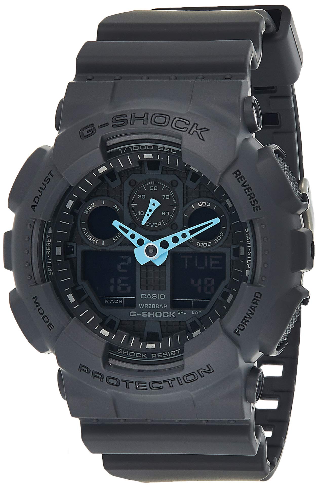 Casio Herren-Armbanduhr Analog - Digital Quarz Titan GA-100C-8AER