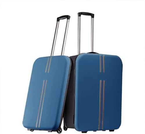 Habrur Rollkoffer Koffer Trolley Zusammenklappbares Handgepäck, Robuste Und Langlebige Koffer Mit Rollen, Reisekoffer Koffer Gepäck Reisekoffer (Color : A, Size : 20inch)