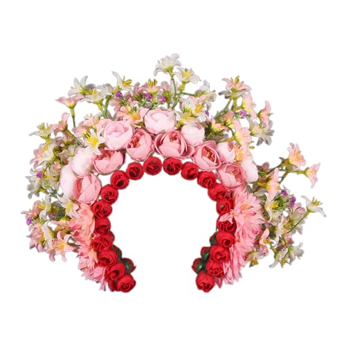 Ethnisch Inspirierter Kopfschmuck Stilvoller Blumen Kopfschmuck Für Frauen Und Mädchen Modischer Haarschmuck Mit Blumenmotiv Stilvolle Kopfbedeckung