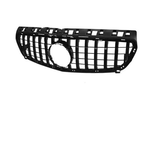 Frontgrills Für A W176 2013 2014 2015 2016 2017 2018 A180 A200 A45 GT Diamant Einlassgitter Frontgrill Renngrill Verkleidung Styling Front Bumper Grille(GT Glossy Black)