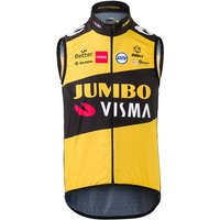 TEAM JUMBO-VISMA 2021 Windweste, für Herren, Größe L, Radweste, Radsportbekleidu